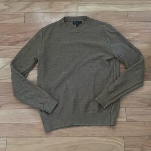 Banana Republic | Linen Blend Sweater | Light Brown |Crewneck | Knit | size M